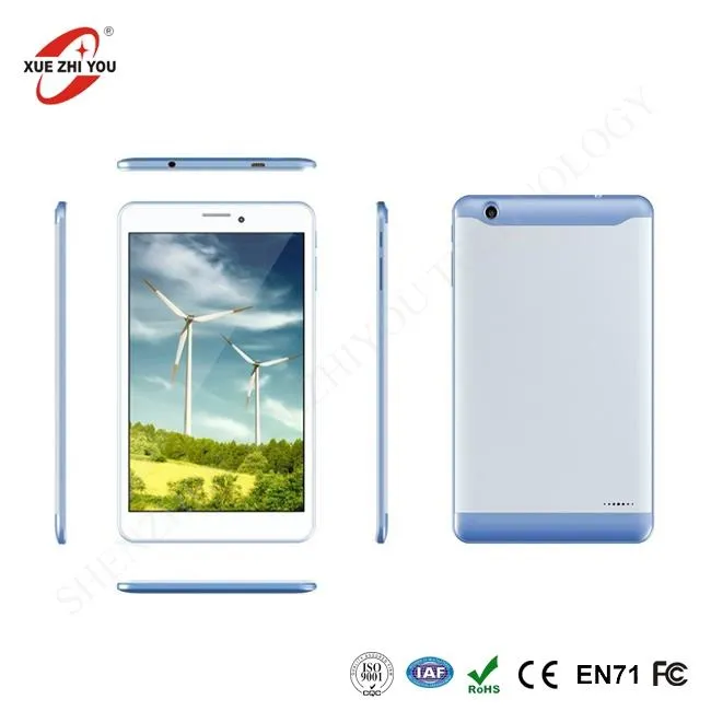 7 אינץ 'טבליות OEM OEM סין טבליות 800 * 1280 רזולוציה מחשב נייד לילדים