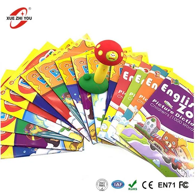 קסם מדבר עט עם ספרים באנגלית