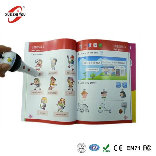 מדבר אנגלית ילדים קריאה עט