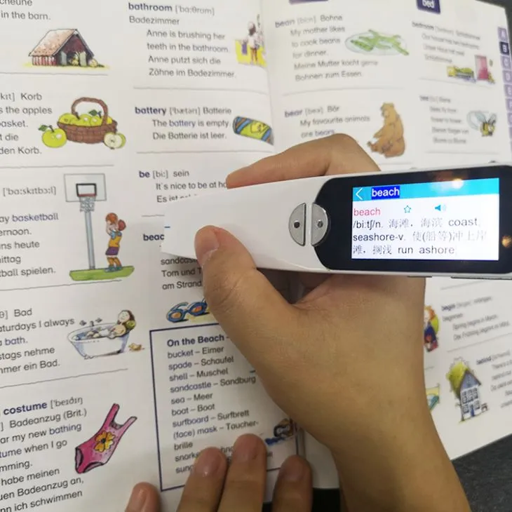 Instant Digital audio textbook scanner translator