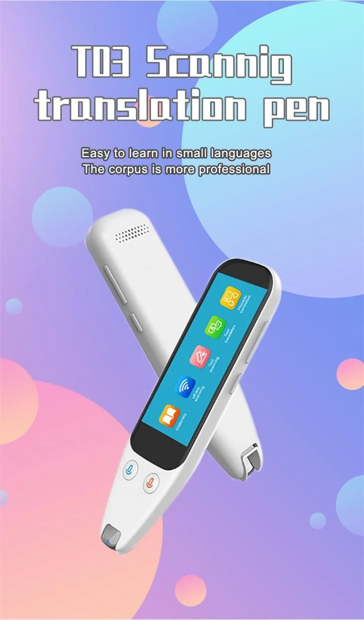 התקן OCR עט קריאה דיגיטלי תמיכה בתרגום רב לשוני