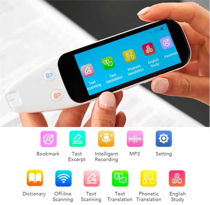 עט קורא טכנולוגיית זיהוי תווים אופטי